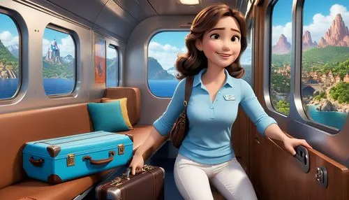 dubailand,innoventions,travel woman,tourister,eurodisney,trainman,cute cartoon character,train ride,shatabdi,trainmaster,cute cartoon image,travelmate,queensland rail,eurostar,disney character,bussiness woman,the girl at the station,indian railway,walt disney world,disneyfied,Unique,3D,3D Character