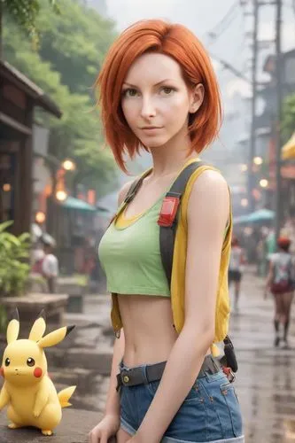 pikachu,misty,pokemon go,pokemon,kanto,kazooie,Photography,Natural