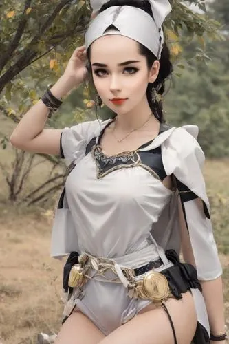 asian costume,female warrior,hwachae,xiaochi,geisha,phuquy,xizhi,female doll,japanese doll,siu mei,tai qi,cosplay image,swordswoman,baozi,geisha girl,oriental princess,mulan,fantasy warrior,ancient costume,traditional costume