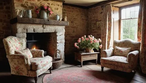 sitting room,country cottage,floral chair,claverton,dandelion hall,inglenook,victorian room,stokesay,heale,highgrove,cotswolds,tearoom,breakfast room,tearooms,country hotel,armchair,floral corner,trerice in cornwall,fireplaces,anteroom,Photography,Artistic Photography,Artistic Photography 06