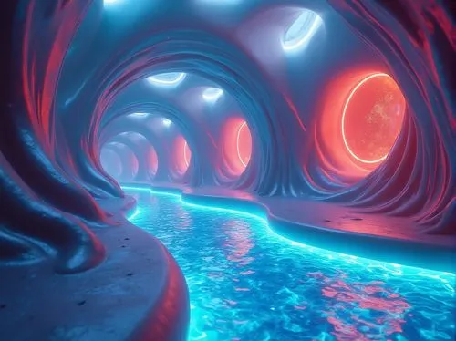 ice cave,blue caves,vortex,blue cave,lava river,the blue caves,futuristic landscape,cavern,labyrinthian,tunheim,tunneling,cave,tunnel,tunnels,coral swirl,biofilm,alien world,descent,subterranean,wall tunnel,Photography,General,Realistic