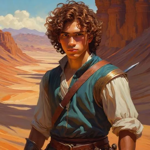 frodo,seregil,scanlan,gavroche,smuggler,fantasy portrait,peregrin,samwise,the wanderer,meriadoc,struzan,scoundrel,hildebrandt,bilbo,semidesert,enjolras,kvothe,digital painting,cassander,solo,Conceptual Art,Fantasy,Fantasy 18