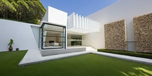 modern house,garden design sydney,cubic house,landscape design sydney,artificial grass,cube house,Photography,General,Realistic