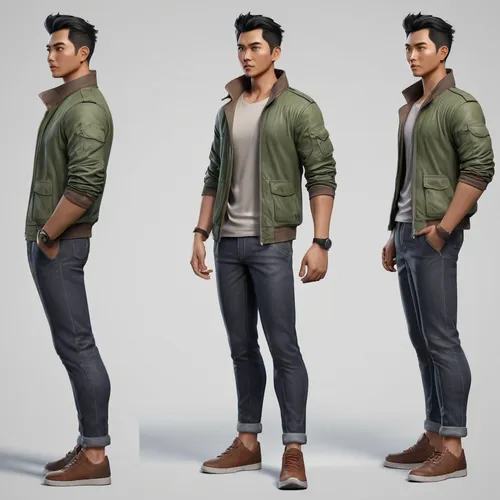 khaki pants,male model,men clothes,male character,male poses for drawing,men's wear,male elf,lumberjack pattern,cardigan,cargo pants,trouser buttons,khaki,sweater vest,brown sailor,sackcloth textured,dress shirt,menswear,bolero jacket,sleeveless shirt,clothes,Unique,Design,Character Design