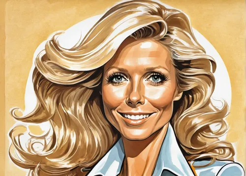 farrah fawcett,connie stevens - female,portrait of christi,ann margarett-hollywood,ann margaret,70's icon,caricaturist,diet icon,stewardess,laurie 1,wpap,medical icon,aging icon,popart,60's icon,doris day,paypal icon,illustrator,carol colman,grapes icon,Illustration,Abstract Fantasy,Abstract Fantasy 23