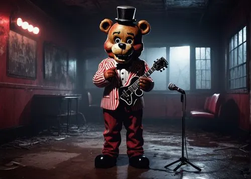 musical rodent,ringmaster,suit actor,the suit,suit,3d teddy,banjo uke,cabaret,banjo,circus animal,ukulele,solo entertainer,conductor,anthropomorphized,anthropomorphized animals,dark suit,circus,formal wear,entertainer,musician,Photography,Black and white photography,Black and White Photography 10