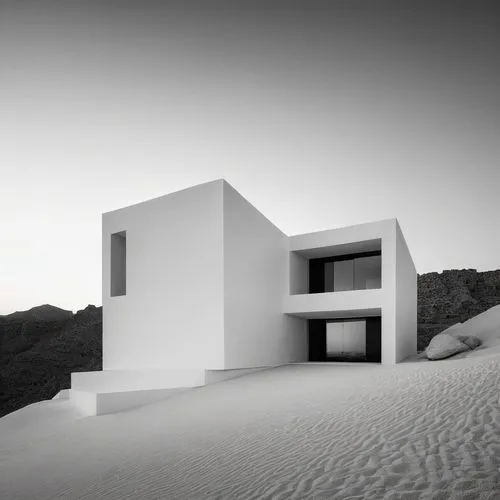 dunes house,cubic house,corbu,beach house,amanresorts,cube house,siza,cube stilt houses,admer dune,breuer,cantilevers,shulman,frame house,beachhouse,model house,chipperfield,rietveld,whitebox,arquitectonica,dune ridge,Illustration,Black and White,Black and White 33