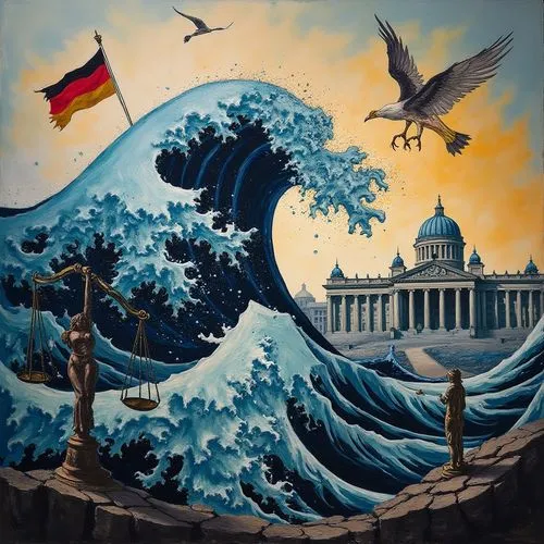 samudra,the great wave off kanagawa,bundesanstalt,bankatlantic,atlanticism,tsunami