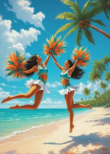 luau,coconuts on the beach,summer beach umbrellas,aloha,tropical birds,summer background,coconut trees,umbrella beach,dream beach,tropical beach,blue hawaii,beach goers,hawaii,summer icons,sea beach-marigold,beach sports,tropics,flying island,hula,tropical house,Conceptual Art,Daily,Daily 02