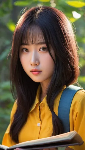 Write a suspenseful story featuring Aja Dang as the main character.,korean drama,doll's facial features,girl studying,kdrama,songpyeon,hanbok,korean,samcheok times editor,main character,primary school