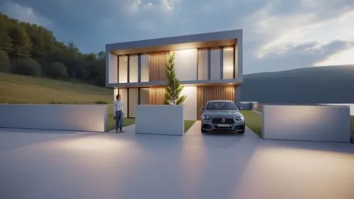 3d rendering,smart home,modern house,render,cubic house,eco-construction,smart house,heat pumps,smarthome,3d render,electric charging,modern architecture,flat roof,grass roof,3d rendered,garage door,cube house,prefabricated buildings,inverted cottage,folding roof,Photography,General,Realistic