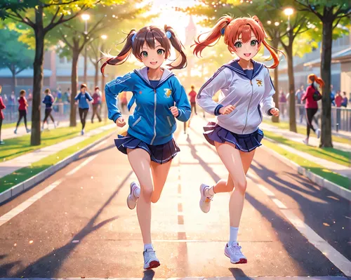 running,jogging,runners,jog,long-distance running,free running,track,female runner,running fast,marathon,runner,to run,two running dogs,middle-distance running,i ran,exercise,anime cartoon,anime 3d,walk,strolling,Anime,Anime,General