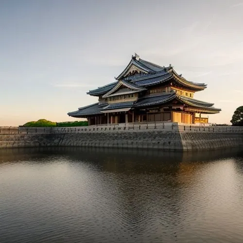 an opera house in the city.,osaka castle,matsumoto castle,japanese architecture,asian architecture,kanazawa castle,the golden pavilion,kyoto,changgyeonggung palace,nara prefecture,golden pavilion,hall