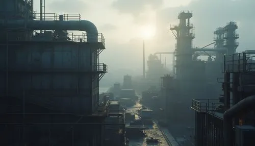 industrial landscape,refinery,refineries,cosmodrome,dishonored,oil refinery,shipyards,industrial area,dockyards,industrial,dockage,dockyard,shipyard,industrial ruin,industries,ship yard,industrialization,cryengine,refiners,precipitator,Photography,General,Realistic