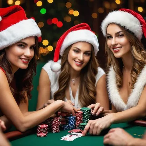 christmas girls,santas,christmas ticket,santa hats,pokerstars,christmas hats,poker,christmas circle,dice poker,brunette with gift,santamans,christmas dolls,cardroom,casinos,blonde girl with christmas gift,jemas,antigambling,christmas motif,christmas angels,poker chips,Photography,General,Commercial