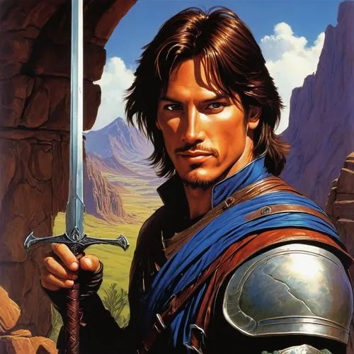 heroic fantasy,male elf,swordsman,male character,dunun,moulder,east-european shepherd,scabbard,wall,sward,dune 45,joan of arc,cymric,athos,bactrian,alaunt,swordswoman,fantasy warrior,the wanderer,swordsmen,Conceptual Art,Fantasy,Fantasy 04