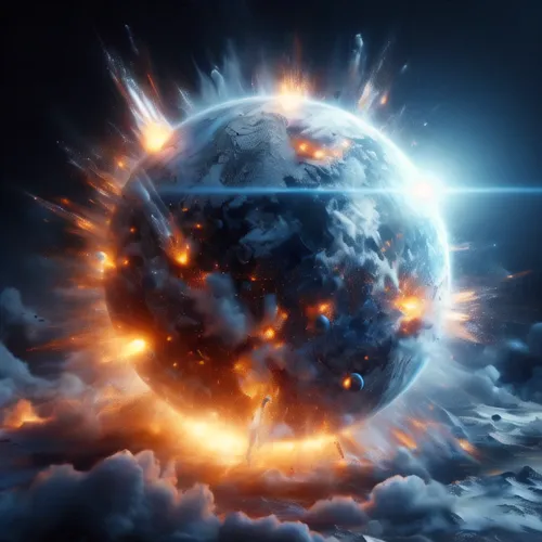 burning earth,earth in focus,fire planet,doomsday,scorched earth,the end of the world,nuclear explosion,end of the world,meteor,explosion destroy,plasma bal,orb,apocalypse,digital compositing,terrafor