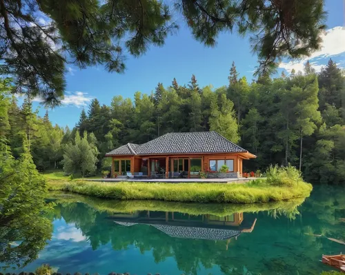 emerald lake,house with lake,lake bled,heaven lake,the cabin in the mountains,summer cottage,beautiful lake,eibsee,house in the forest,summer house,golden pavilion,alpine lake,boat house,vancouver island,boathouse,log cabin,idyllic,the golden pavilion,british columbia,seealpsee,Photography,Documentary Photography,Documentary Photography 27