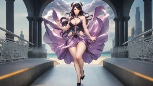 albedo,morrigan,diaochan,goddess of justice,leblanc,belldandy