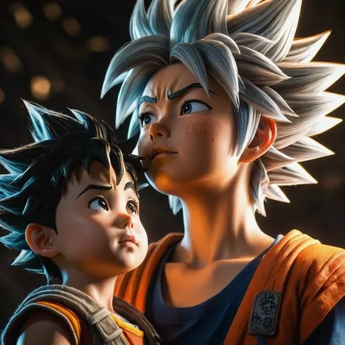 son goku,goku,father-son,father and son,dragonball,dragon ball,father son,dad and son,dragon ball z,killua,father and daughter,takikomi gohan,mother and son,cg artwork,killua hunter x,edit icon,father daughter,custom portrait,fathers and sons,sun and moon,Photography,General,Fantasy