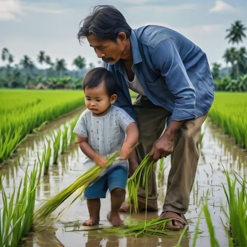 rice cultivation,paddy harvest,paddy field,the rice field,ricefield,rice field,indonesian rice,rice fields,rice paddies,barley cultivation,agroculture,cereal cultivation,field cultivation,father with child,stock farming,agriculture,farmers,agricultural engineering,bangladeshi taka,rice terrace,Photography,General,Natural