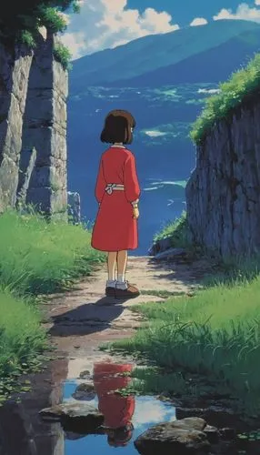 hosoda,arrietty,studio ghibli,ghibli,hisaishi,shinbo,Illustration,Japanese style,Japanese Style 14