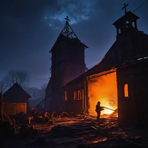 blacksmith,eastern ukraine,blood church,witcher,ukraine,wooden church,fallout4,evening atmosphere,transylvania,puszta,church faith,the night of kupala,monastery,haunted cathedral,village life,advent market,purgatory,archimandrite,before dawn,atmospheric,Conceptual Art,Sci-Fi,Sci-Fi 22