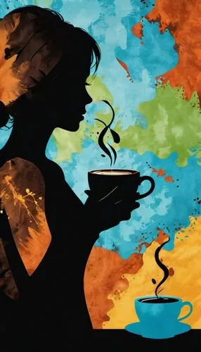 coffee tea illustration,woman drinking coffee,coffee background,autumn hot coffee,coffee watercolor,coffee tea drawing,watercolor tea,tea art,coffee art,pouring tea,masala chai,a cup of coffee,hot coffee,hot drinks,caffè americano,cup of coffee,hot drink,cups of coffee,silhouette art,espresso,Illustration,Black and White,Black and White 31