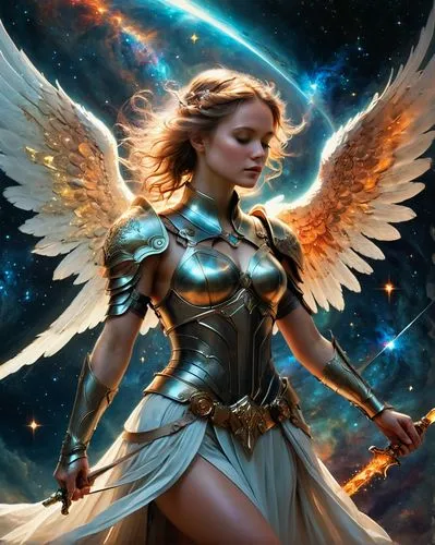 archangel,the archangel,hawkgirl,angel,archangels,fire angel,Conceptual Art,Fantasy,Fantasy 18