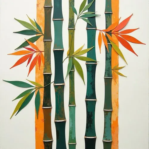 bamboo plants,palm leaf,hawaii bamboo,marquetry,bamboos,palm leaves,Unique,Paper Cuts,Paper Cuts 02