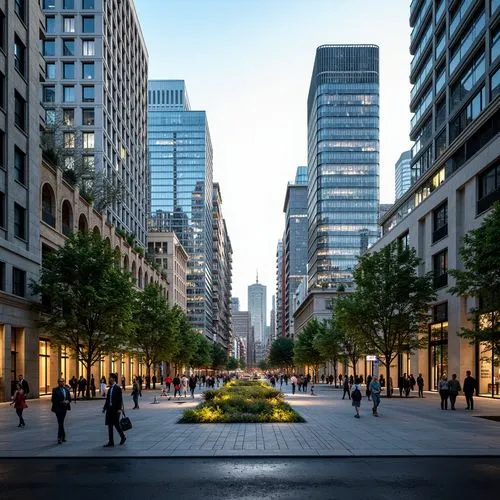 pedestrianized,new york streets,paved square,5th avenue,streetscape,tishman,streetscapes,citycenter,3d rendering,marunouchi,city scape,financial district,hudson yards,cityline,avenues,manhattan,business district,union square,city corner,pedestrian zone