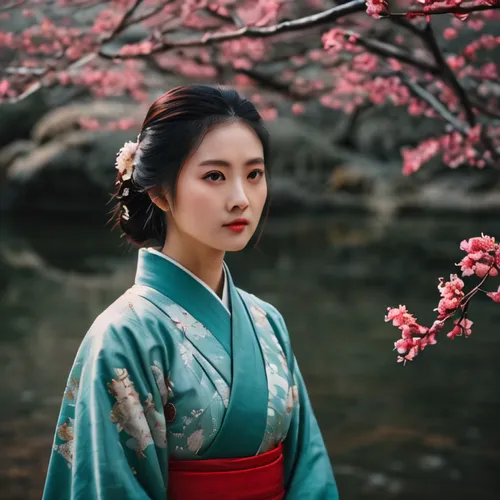 hanbok,korean culture,korean drama,geisha,geisha girl,oriental princess,mulan,plum blossoms,japanese woman,oriental girl,plum blossom,korean history,korean,asian woman,beautiful girl with flowers,apri