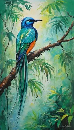 river kingfisher,bird painting,kingfishers,tropical bird,quetzal,kingfisher,tropical birds,tropical bird climber,bird of paradise,colorful birds,guatemalan quetzal,oil painting on canvas,eurasian kingfisher,jacamar,oil painting,tui,sunbirds,alcedo,blue parrot,blue macaw,Conceptual Art,Oil color,Oil Color 10