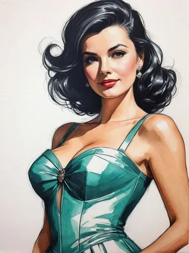 eldena,watercolor pin up,jane russell-female,spiegle,retro pin up girl,pin-up girl,rexha,meera,cool pop art,pin up girl,glass painting,airbrush,selina,italian painter,retro pin up girls,art painting,brubaker,airbrushing,zorita,christmas pin up girl,Illustration,Realistic Fantasy,Realistic Fantasy 23