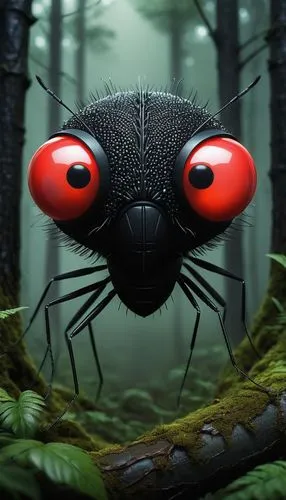 forest beetle,black ant,two-point-ladybug,ladybug,black fly,red eyes,carpenter ant,ant,treehopper,atala,ant hill,insect ball,artificial fly,flying insect,amphipoda,lady bug,insects,ants,insect,housefly,Illustration,Realistic Fantasy,Realistic Fantasy 17