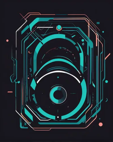 abstract retro,spotify icon,cinema 4d,circle icons,cyclocomputer,teal digital background,vector design,circular puzzle,computer icon,orbital,robot icon,electron,vector graphic,steam icon,tape icon,echo,circle design,systems icons,turntable,oscillator,Illustration,Vector,Vector 01