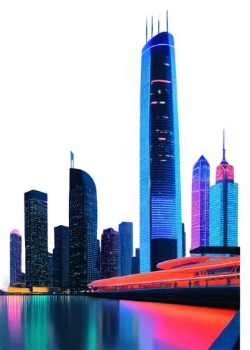 doha,chi,chicago,qatar,chicago skyline,skyline,tall buildings,chicago night,financial district,pudong,abu-dhabi,city skyline,dubai,dhabi,abu dhabi,international towers,shanghai,bahrain,united arab emirates,business district,Art,Artistic Painting,Artistic Painting 09