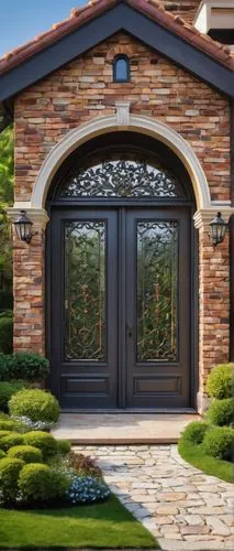 hinged doors,hovnanian,garden door,wrought iron,door trim,iron door,homeadvisor,steel door,metallic door,entryway,front door,finestone,gold stucco frame,stucco frame,doors,arbour,exterior decoration,entryways,house entrance,the threshold of the house,Conceptual Art,Graffiti Art,Graffiti Art 12