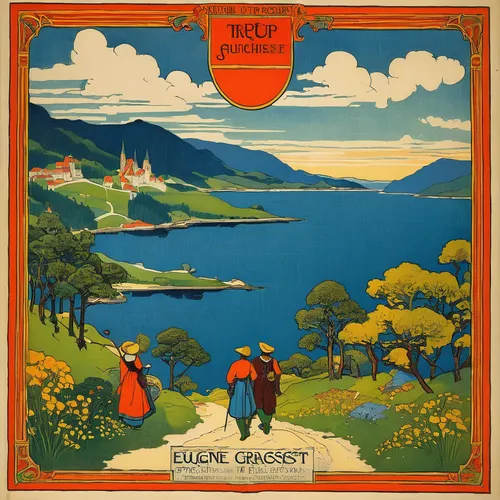 Plan your dream vacation with the help of our travel brochure,travel poster,enamel sign,kate greenaway,cd cover,seaside country,wherry,1926,vilsalpsee,sussex,gower,1925,wild celery,lake annecy,1921,gu