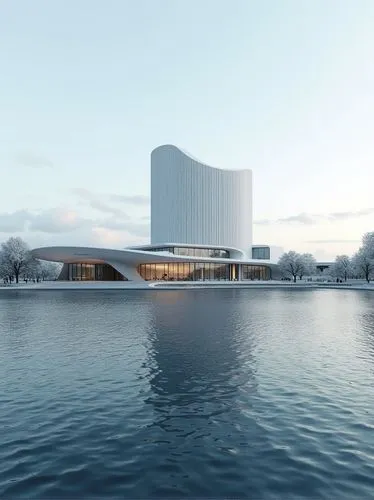 snohetta,bjarke,autostadt wolfsburg,staatstheater,futuristic art museum,kennedy center,Photography,General,Realistic