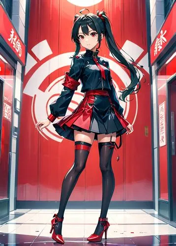 kurumi,hoketsu,ayano,shumeiko,nue,yukiko,sayoko,azami,nico,renko,zuikaku,misasagi,kitami,zettai,kantai collection sailor,tsukiko,kogyo,amagi,red background,yahagi,Anime,Anime,Realistic