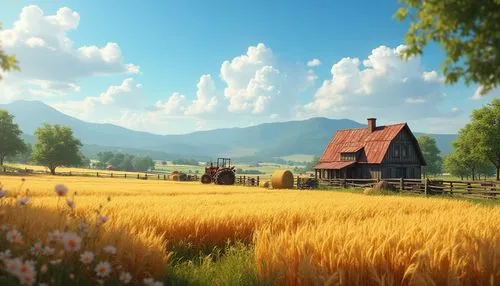 meadow landscape,wheatfield,wheat field,farm landscape,countryside,rural landscape,yellow grass,farm background,summer meadow,meadow,bucolic,landscape background,mountain meadow hay,grassfields,wheatfields,wheat fields,home landscape,country side,grasslands,grassland,Photography,General,Realistic