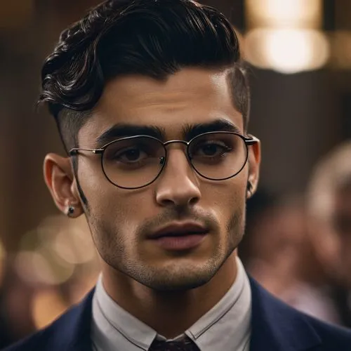 Zayn Malik as Edward Nygma,zayn,silver framed glasses,zaydan,zayr,marcel,zaim,zain,zayid,zany,maliks,ziaul,glasses glass,zayda,afgan,malik,specs,zayak,zayad,siva,zaydi,Photography,General,Cinematic