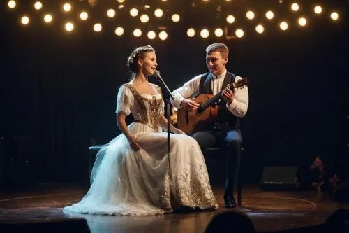 Sitting, singing,wedding icons,lumineers,polynices,singer and actress,serenades,lights serenade,balladeers,serenading,unthanks,folksongs,duetting,bride and groom,flightless bird,augustana,westleigh,av