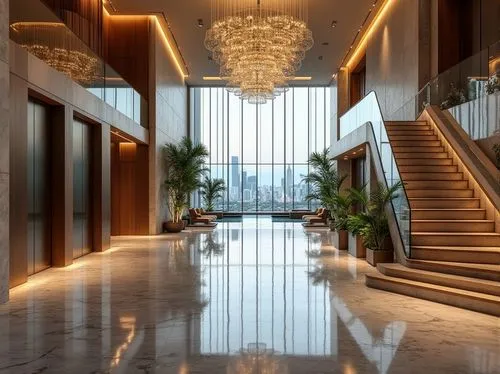 lobby,hotel lobby,foyer,luxury home interior,hallway,sathorn,penthouses,glass wall,rotana,luxury hotel,westin,intercontinental,habtoor,hallway space,largest hotel in dubai,hotel hall,damac,entrance hall,swissotel,contemporary decor,Photography,General,Realistic