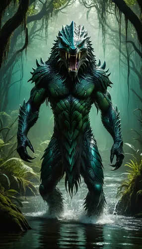 forest king lion,leopard's bane,water creature,werewolf,druid,forest dragon,forest animal,werewolves,wolfman,dinokonda,forest man,temperowanie,black warrior,druid grove,northrend,merfolk,swamp,bayou,green dragon,howling wolf,Photography,General,Fantasy