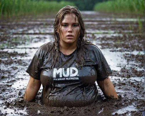 mud,mudbath,bbw,mud fun,wet hair,wet t-shirt,Photography,Fashion Photography,Fashion Photography 17