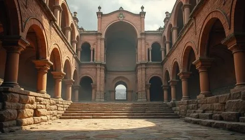 theed,leshan,iltutmish,archways,fatehpur,bikaner,arcaded,qutub,monastery,agra,bishnupur,bologna,medinah,makli,bagan,gangetic,monastic,courtyard,safdarjung,ruinas,Photography,General,Realistic