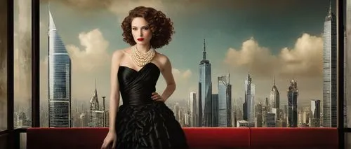 art deco woman,art deco background,art deco,duchesse,city ​​portrait,cityscapes,bussiness woman,godward,antilla,art deco frame,damac,villainess,image manipulation,satine,city scape,dubay,businesswoman,cityline,romanoff,proprietress,Illustration,Realistic Fantasy,Realistic Fantasy 35