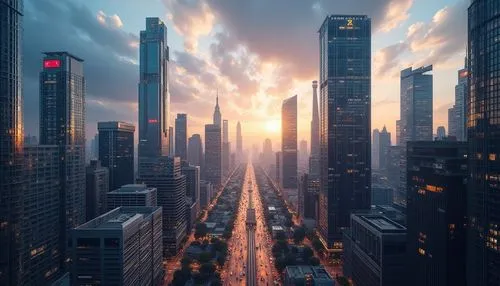 dubai,dubai marina,doha,dubia,metropolis,skyscrapers,mubadala,dhabi,manama,shanghai,abu dhabi,cityscape,uae,guangzhou,united arab emirates,chicago,chicago skyline,qatar,evening city,kuwaiti,Photography,General,Realistic